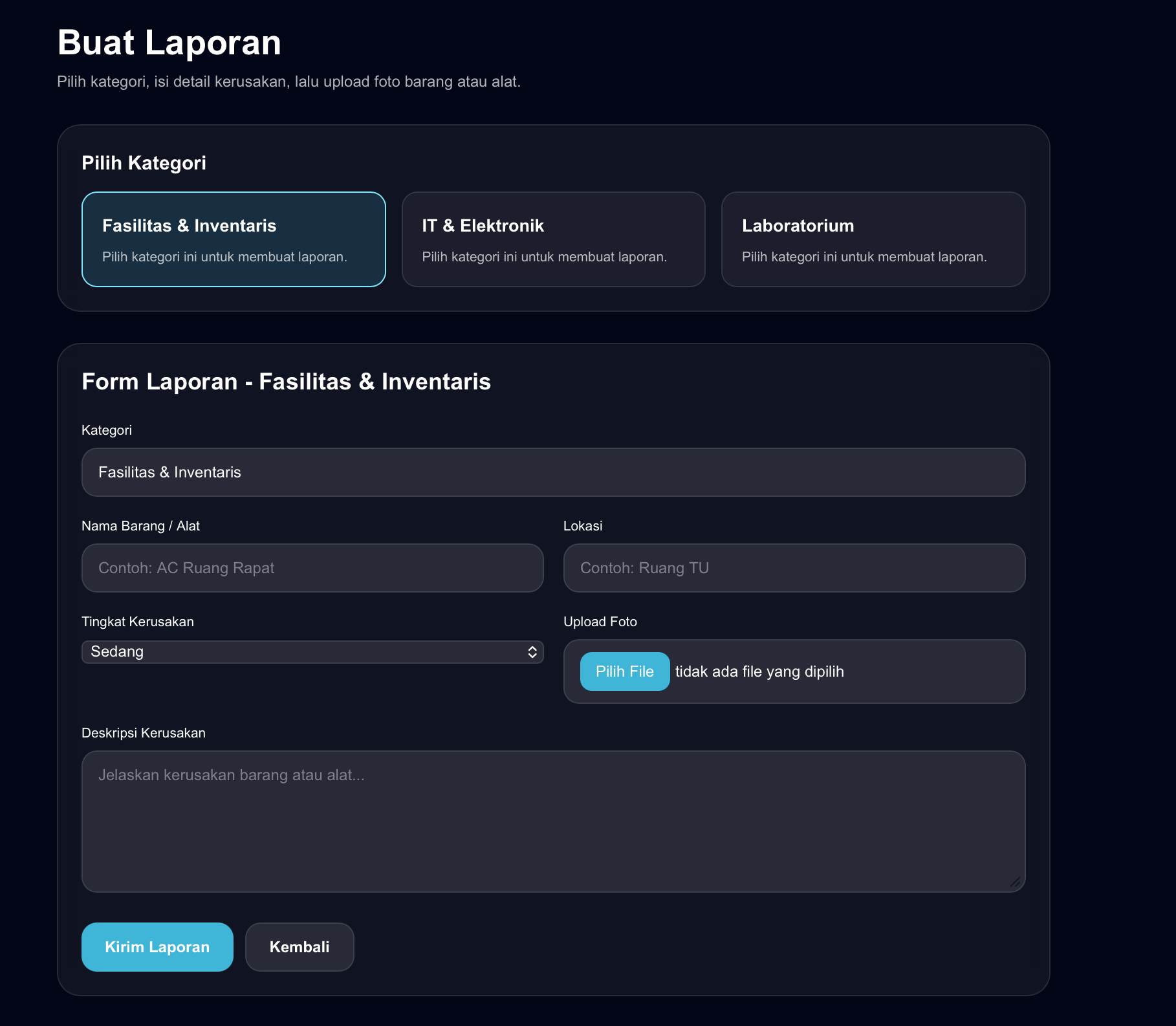 Website Login Laporan Barang Rusak thumbnail 2